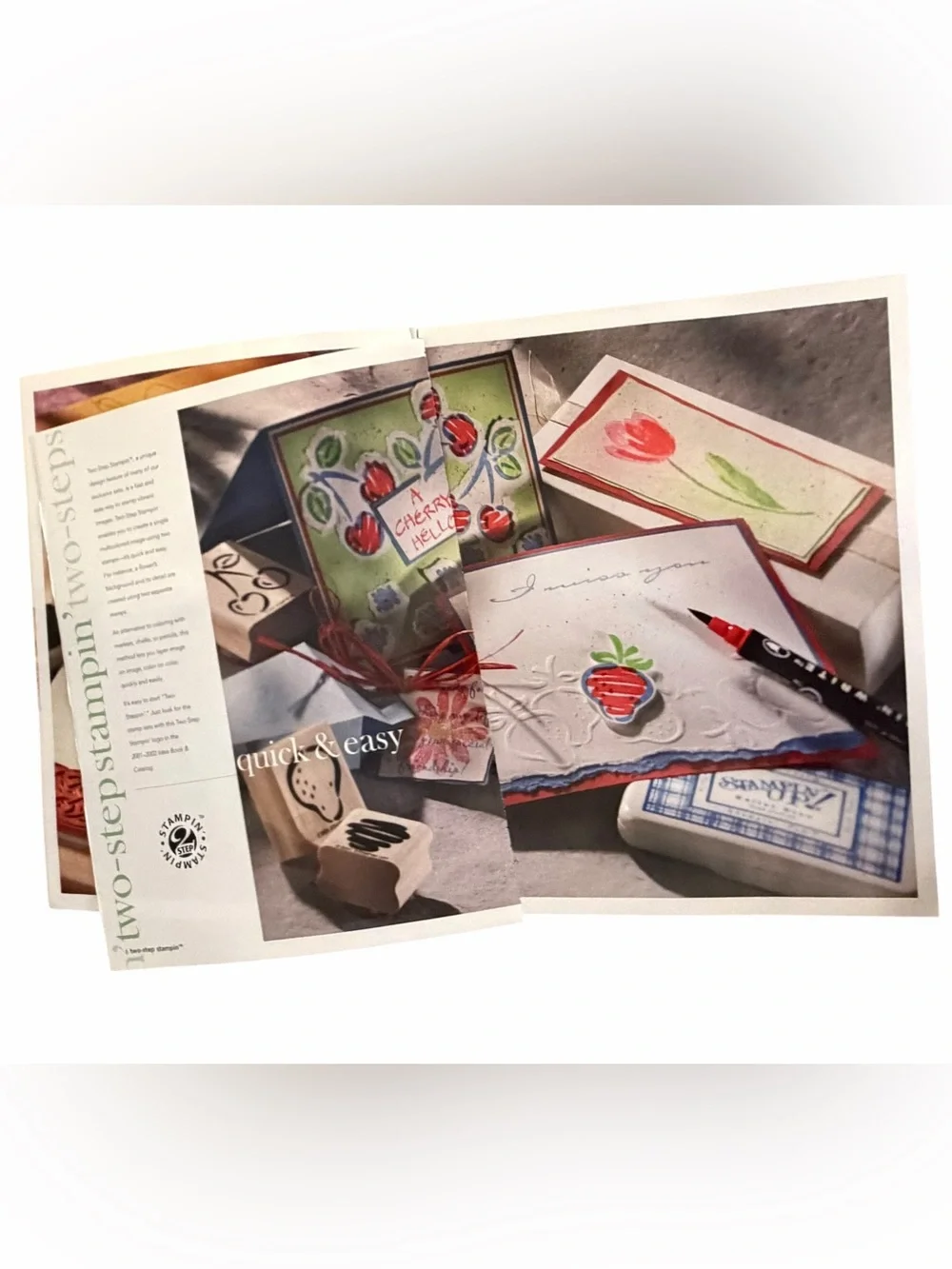 Stampin' Up! Idea Book & Catalog 2001-2002 Edition